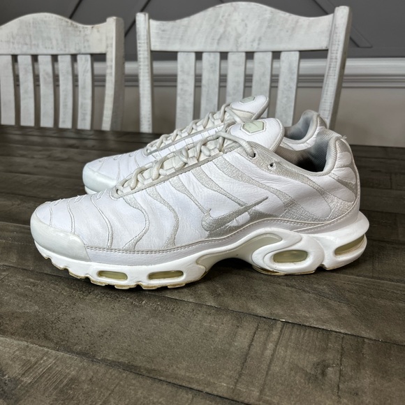 Nike Air Max Plus Tn Triple White Sz 12 - Picture 1 of 5